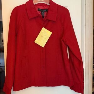 Dialogue Women's Vibrant Red Blazer